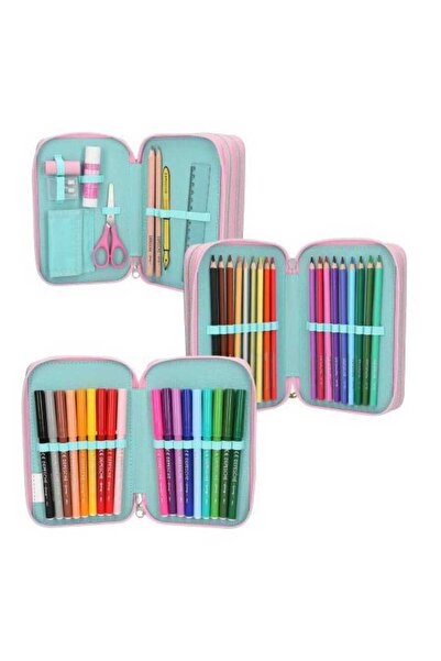 Top Model 3 Tier Pencil Case - Confetti Motif