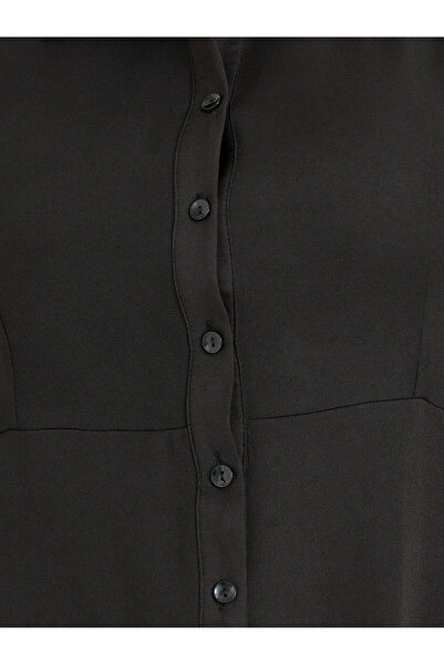 Styli Plus Size Sleeveless Shirt Midi Dress