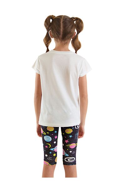 MSHB&G Σετ κολάν Unicorn Girl Summer T-shirt στο διάστημα