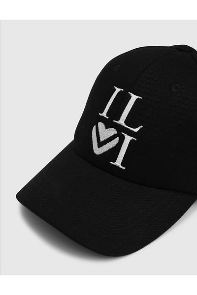 İLVİ Lali Gabardin Black Women's Hat