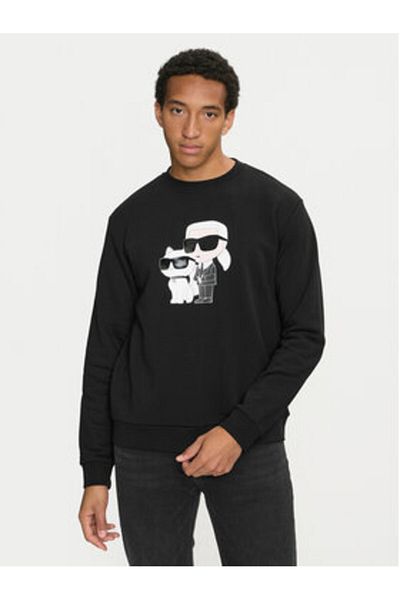 Karl Lagerfeld Mens Sweatshirt 705063-544942 Black
