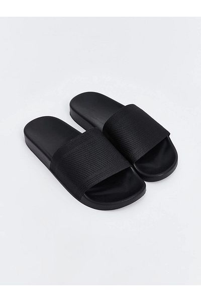 LC Waikiki Lcw Steps Black Single Strap Women's Slippers