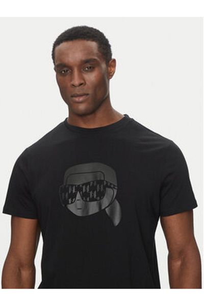 Karl Lagerfeld Men's T-Shirt 755076 552251 Black