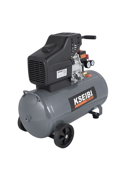kseibi Air Compressor with Capacity 50L, Air Pump Max Operating Pressure 8 Bar for Heavy-Duty Tires