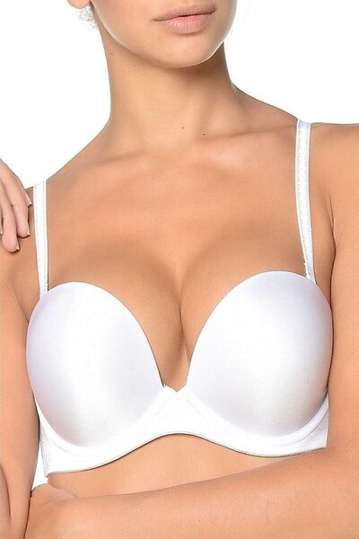 Orkide Cındy Women's Magic 2 Size Large Showing Bra Bra White