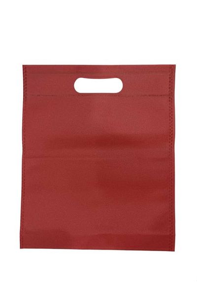 Party and Story Dark brown fabric bags, 12 pieces cm(25Ã—30cm)