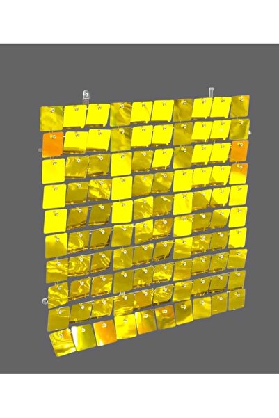 Party and Story خلفيات لامعة من الترتر، 30 سم × 30 سم، لون ذهبي، 12 قطعة