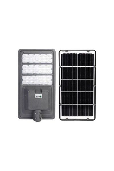 eyemazing Lampă stradală solară eMazing, 300W, 306 LED-uri, IP65, 3000lm, telecomandă, ABS, 70.3x36.5x8.7cm, gri