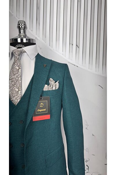 Dupont Slim Fit Yelekli Takım Elbise