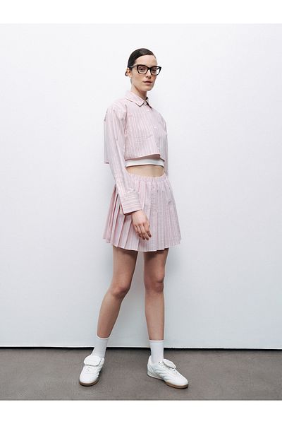 Nocturne Pleated Mini Skirt