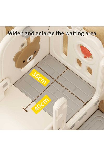 FULLJOY Slide with swing and basketball 3*1 FJY-243