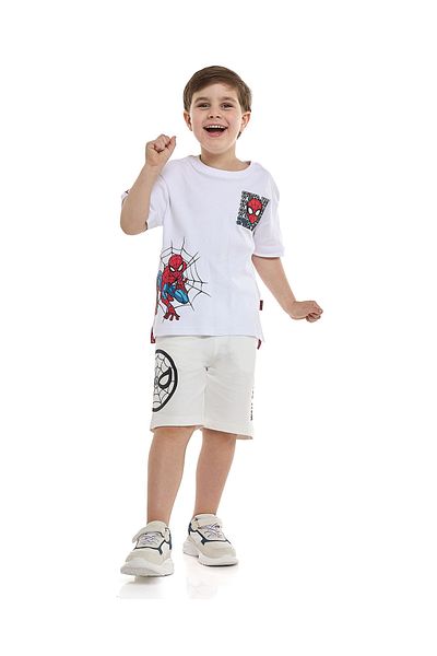 R&B Spider-Man Shorts with Drawstring Waist