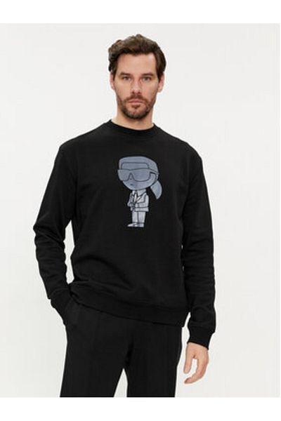 Karl Lagerfeld Mens Sweatshirt 705428 542941 Black