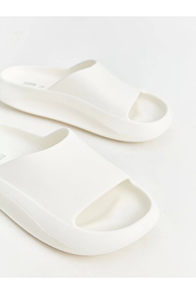 LC Waikiki LCW STEPS Beyaz Tek Bantlı Kadın Terlik