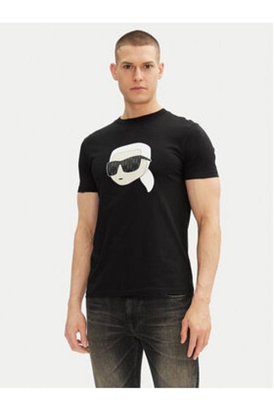 Karl Lagerfeld Men's T-Shirt 755073 552251 Black