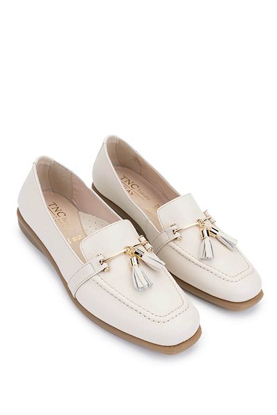 RELAX ANATOMIC Women's Genuine Leather Cream Comfort Shoes