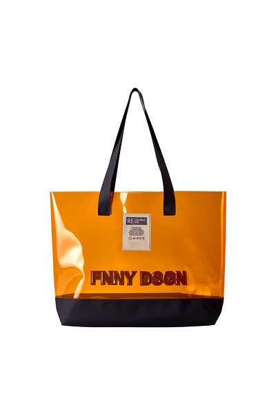 Funny Design 2025 Νέα σεζόν Bulky Beach Bag Neon Orange