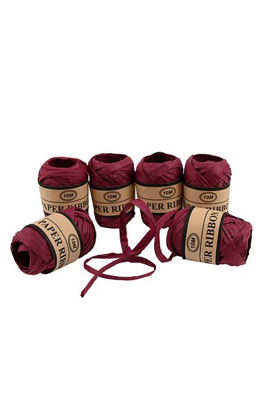 Party and Story 10m cane rope, 6 pieces, oud color Length 10m/6 rolls