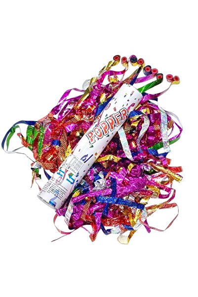 Party and Story مدفع الحفلات الملون يحتوي على قطعتين من شرائط الحلوى الملونة ...