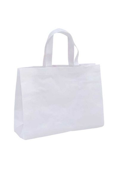 Party and Story Reusable, printable, fabric shopping bags, white, 12 pieces Size (S)25Ã—35Ã—11CM