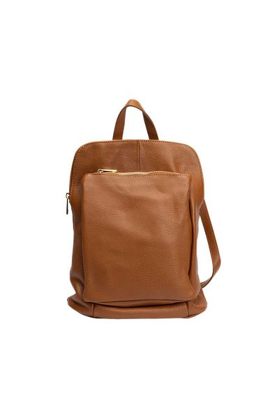 Toro Nero Rucsac de damă din piele naturală maro Duality