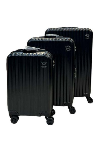 Generic 3-piece travel bags, excellent, anti-break, black color