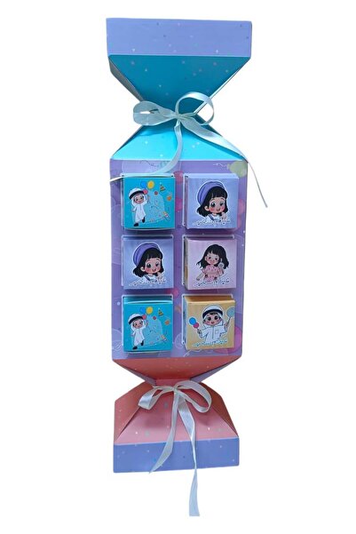 Party and Story صندوق حلوى محظوظ، 12 عبوة، مقاس 75 سم * 23