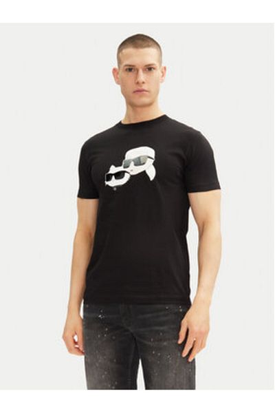 Karl Lagerfeld Men's T-Shirt 755061 552241 Black