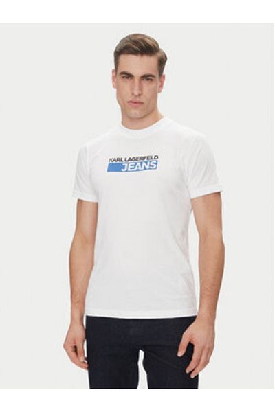 Karl Lagerfeld Men's T-Shirt A2M17074 White