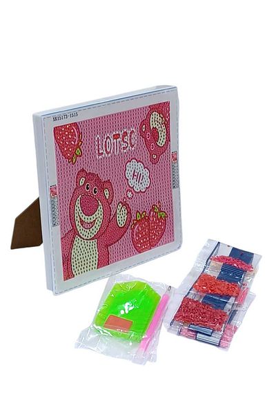 Party and Story Diamond drawings art works for children. Cartoon characters