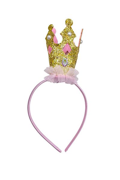 Party and Story Princess Crown Headband for Parties, Size 22cm x 12cm