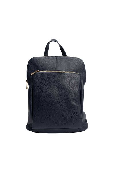 Toro Nero Rucsac de damă din piele naturală, bleumarin, Duality