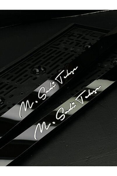 otovoo Kişiye Özel Kia Ceed Araç Uyumlu UV Baskılı Pleksi Takmatik Plakalık