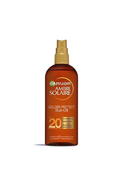 Garnier Ulei de corp cu protectie solara SPF 20, Garnier, Ambre Solaire, 150 ml