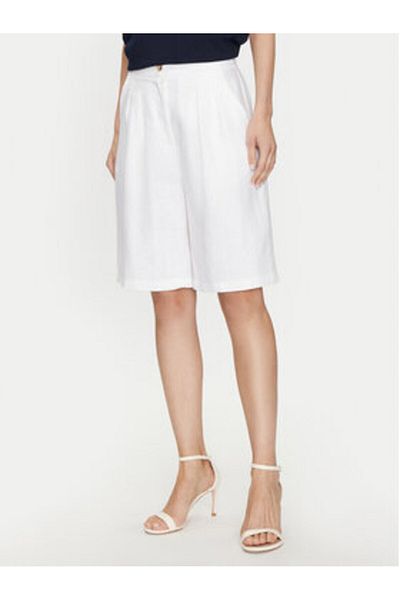 Vicolo Women's Fabric Shorts TB0788 White