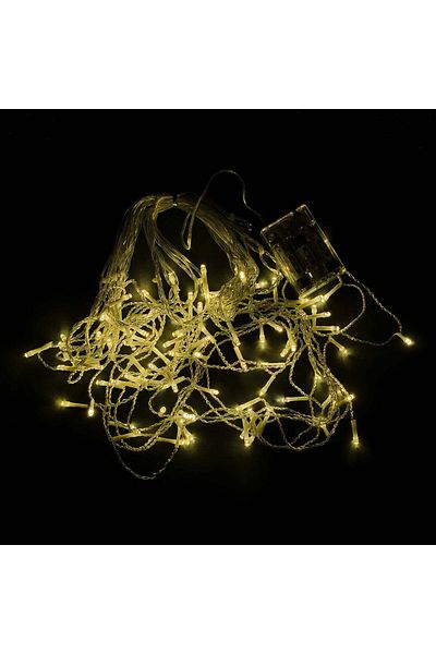 Party and Story Liminous Ramadan decorations, 4 meters, 19 pieces yellow