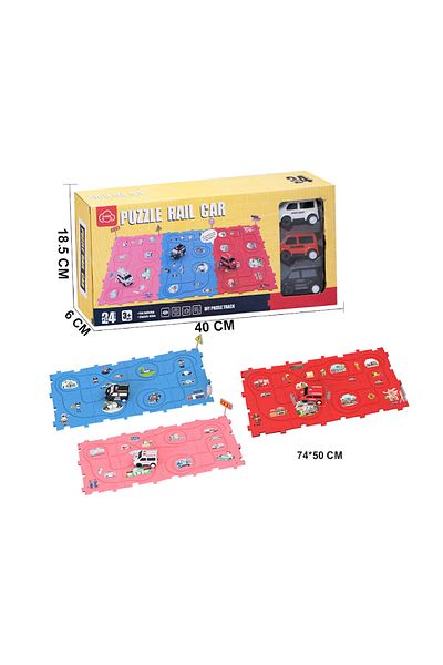 rexa Puzzle Rail Car toy set