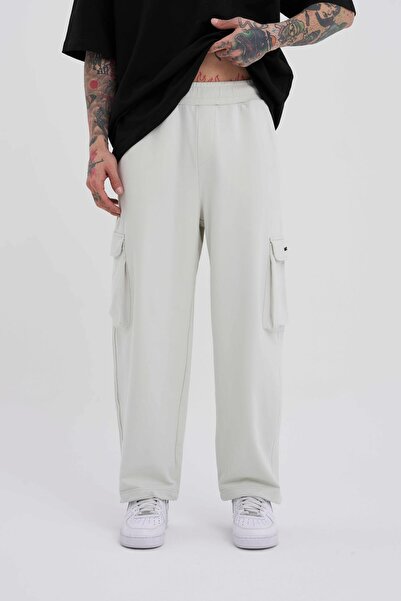 Machinist Ανδρικό παντελόνι Cargo Pocket Oversize Baggy Space Grey