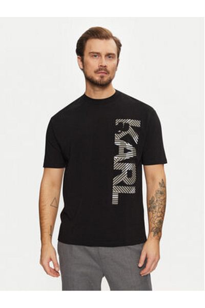 Karl Lagerfeld Men's T-Shirt 755198 551221 Black