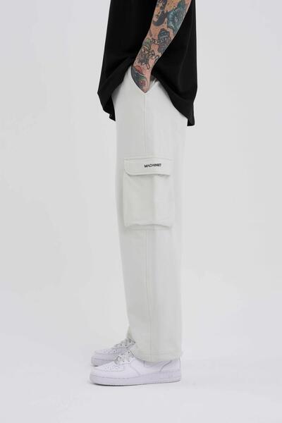 Machinist Ανδρικό παντελόνι Cargo Pocket Oversize Baggy Space Grey