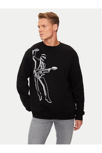 Karl Lagerfeld Mens Sweatshirt 705447-544908 Black