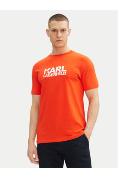 Karl Lagerfeld Men's T-Shirt 755087 552235 Red