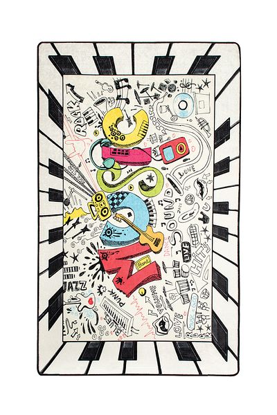 Chilai Home Covoare copii, 160 cm x 100 cm , Antibacterian, netoxic , Baza anti-alunecare