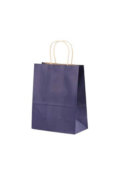 Party and Story Dark blue paper gift bags, 12 pieces L(42Ã—31Ã—12CM)
