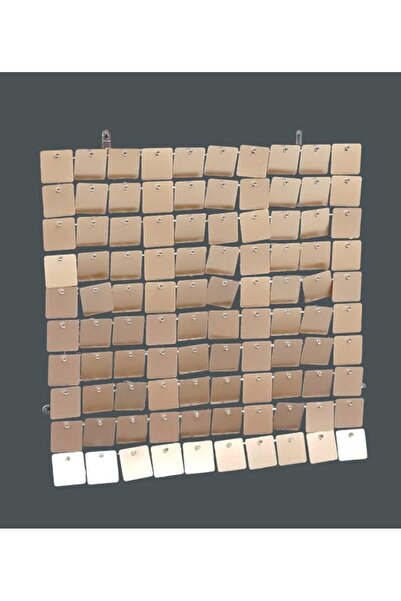 Party and Story خلفيات ترتر لامعة، مقاس 30 سم × 30 سم، لون نحاسي مطفي، 12 قطعة