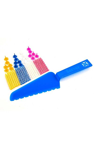 Party and Story Wax set for cake cutting knife