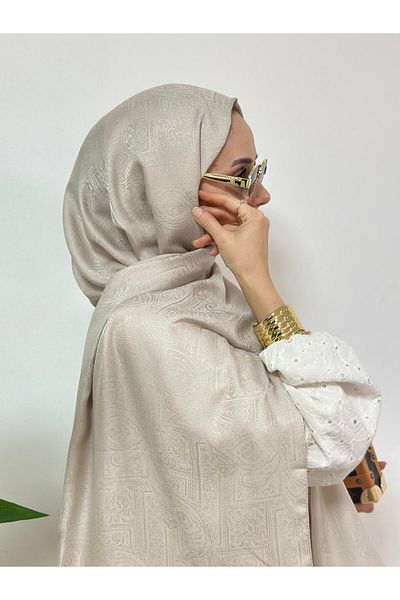 Pull Scarfs Menkaure Pattern - Cream