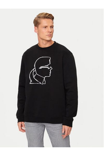 Karl Lagerfeld Mens Sweatshirt 705445-544908 Black