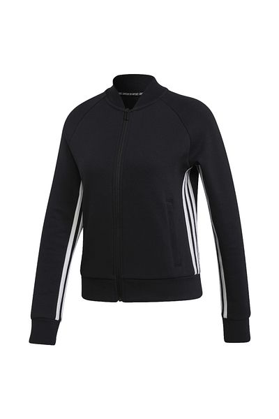 adidas Jachetă sport cu 3 dungi, model must-have, hanorac pentru femei