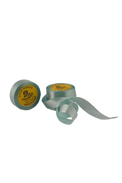 Party and Story Light Olive Satin Ribbons, 1 Inch, 3 Pieces